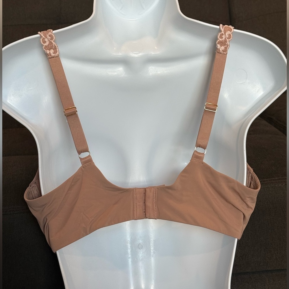 Natori Pure Luxe Custom Coverage Contour underwire bra in café size 36 DD - Picture 3 of 9